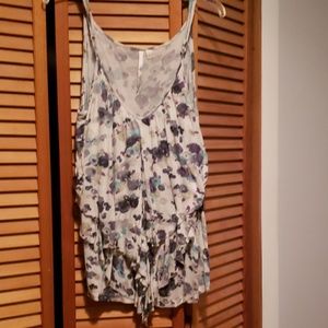 Double spaghetti strap blouse